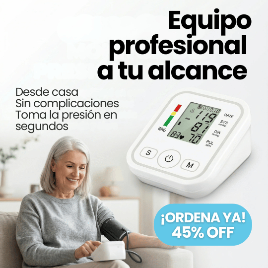 Baumanómetro Monitor digital de presión arterial de brazo fácil de leer - ¡Resultados Ultra Precisos!