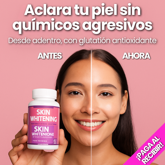 Suplemento Blanqueador de Piel de Glutatión - ¡Piel Radiante!