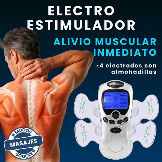 Electroestimulador Muscular de 4 Electródos