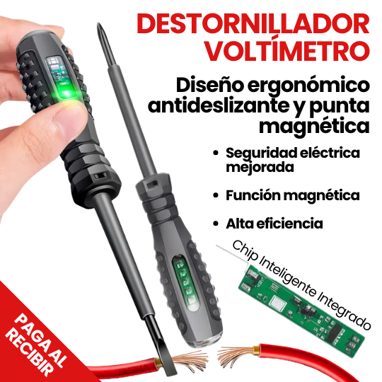 Desarmador Detector Electricidad Magneti