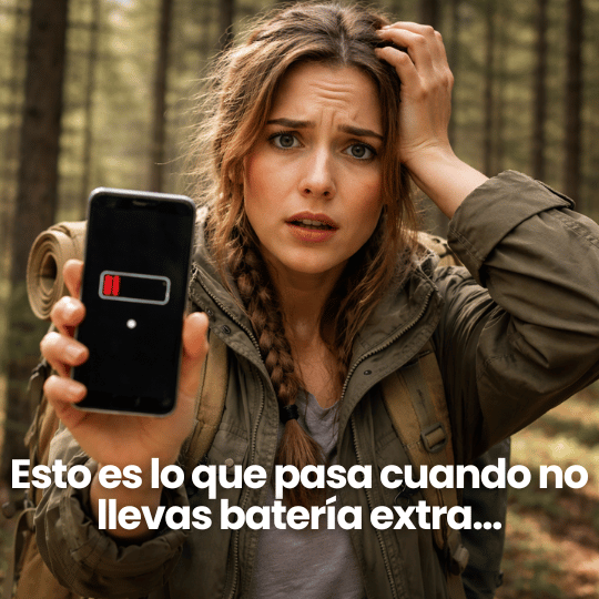 Batería Portátil 2000 mAh de Carga Rápida con Linterna y Doble USB - ¡Carga tus dispositivos donde sea!