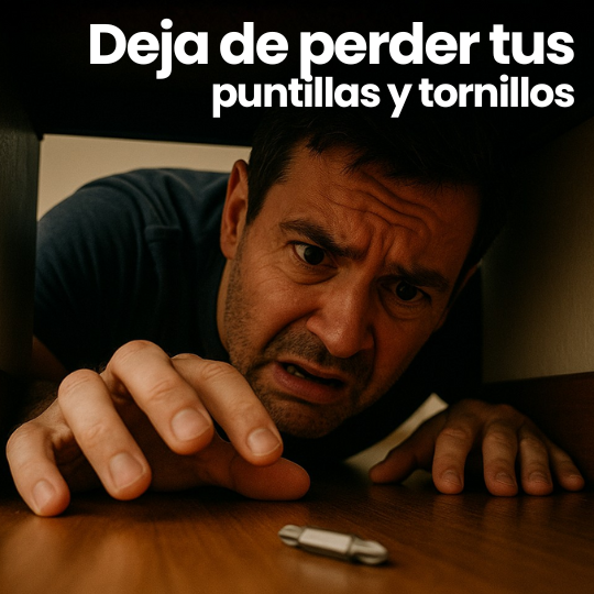 Muñequera Magnética para Tornillos y Herramientas - ¡Te sujeta todo mientras trabajas!