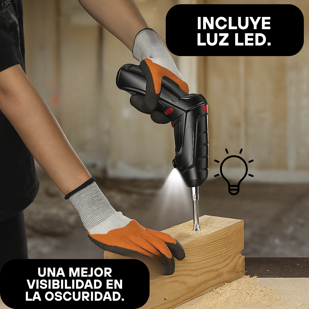 Desarmador Inalámbrico con Mango Rotatorio - ¡La Herramienta más versátil en su versión más moderna!
