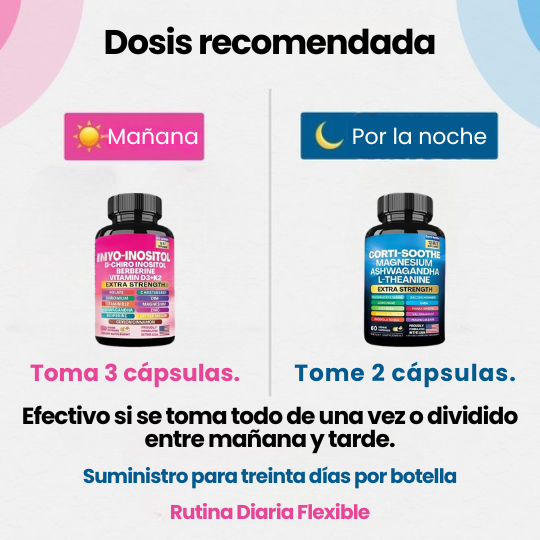 Pack Bienestar Mujer: Calma Interior y Balance Hormonal - Myo-Inositol + Corti-Soothe
