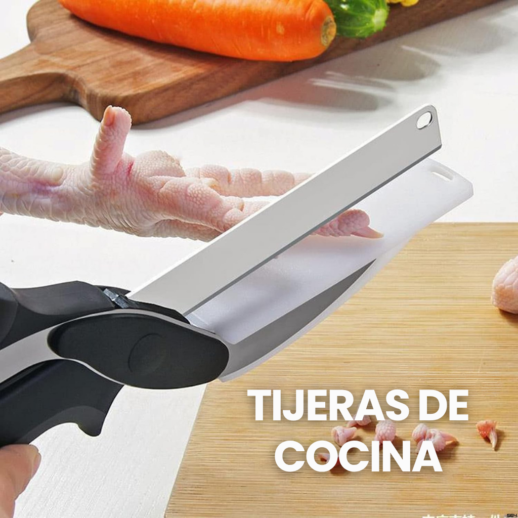 Cuchillo-Tijera 2 En 1 - Picador de Alimentos Inteligente Smart Cut®