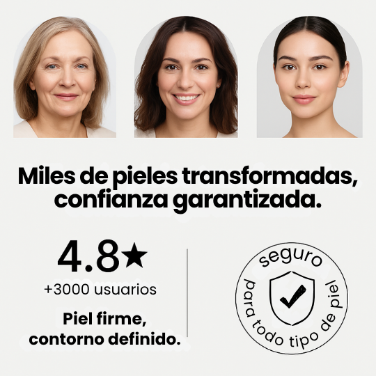 Masajeador Facial Anti-Edad con Terapia de Luz de Fotones - ¡Piel firme, suave y joven!