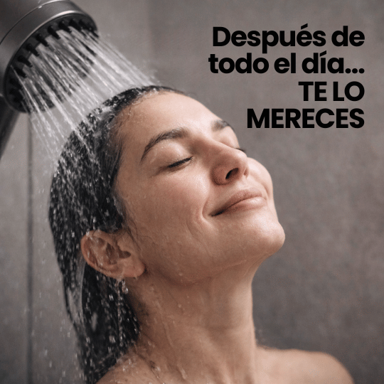 Regadera de Alta Presión con Filtro y Masaje Tipo Spa