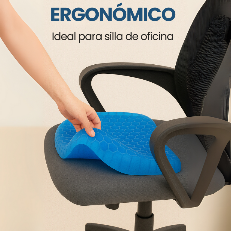 Cojín de Gel Ultra Suave - Previene Hemorroides y Mejora circulación