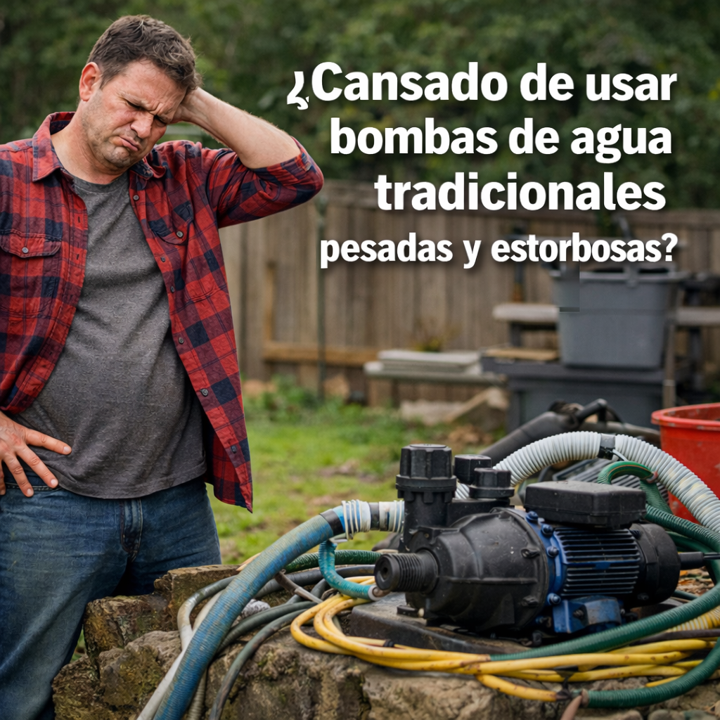 Bomba de Agua Portátil para Taladro - Vacía Tinacos, Albercas y Fregaderos Fácilmente