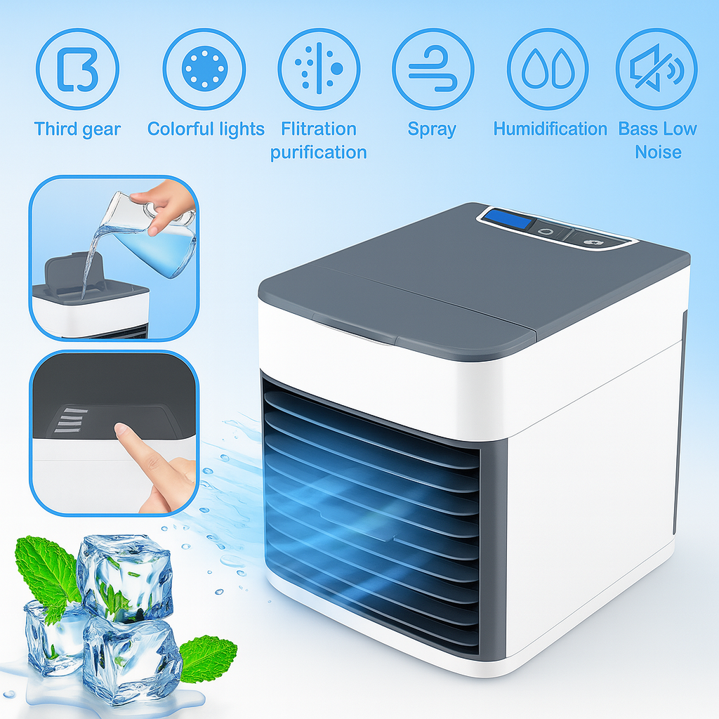 Mini Aire Acondicionado - Enfriador de Aire Portátil