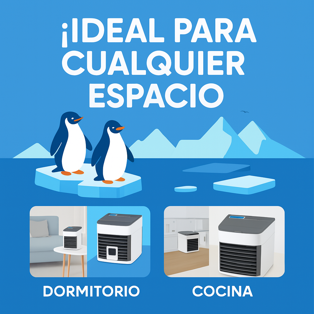Mini Aire Acondicionado - Enfriador de Aire Portátil