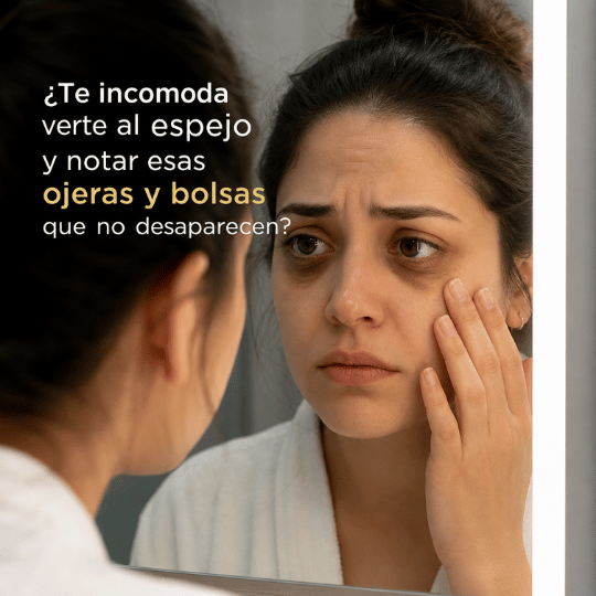 Crema para Contorno de Ojos con Masajeador Eléctrico Antibolsas YCZ - Tratamiento Ojos Jóvenes 2 en 1
