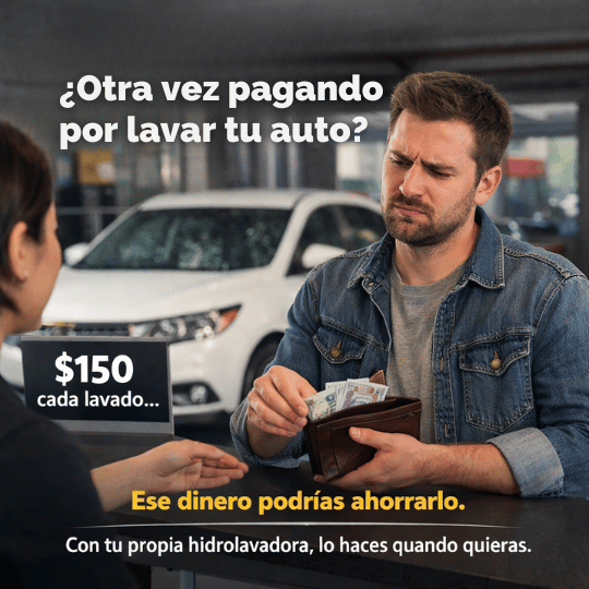 Hidrolavadora Portátil Inalámbrica de Alta Presión con 2 Baterías Recargables