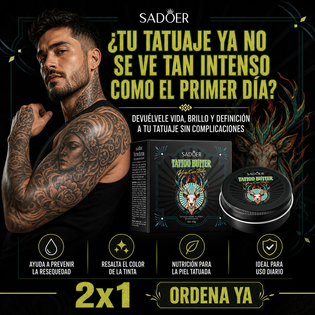 Bálsamo Restaurador Hidratante para Tatuajes- Cuidado y Brillo como Nuevos