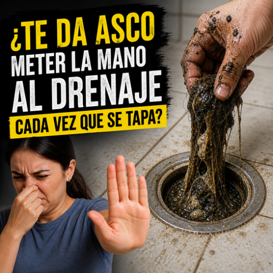 Pinza Destapa Drenajes Flexible con Garra Retráctil 2 Metros