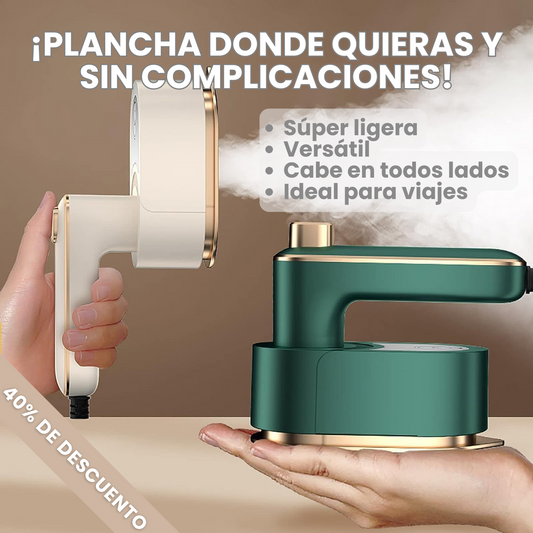 Mini Plancha de Vapor - ¡Portátil y Poderosa!