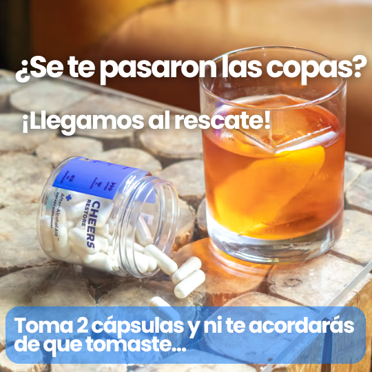 RESTORE® Capsulas Para La Cruda - ¡Despierta como nuevo, sin resaca!