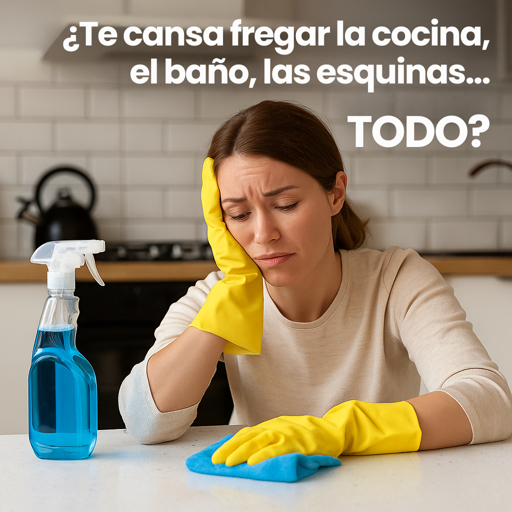 Cepillo Eléctrico - Magic Spin Brush® - Limpieza Rápida, Práctica y Efectiva con sólo apretar un botón