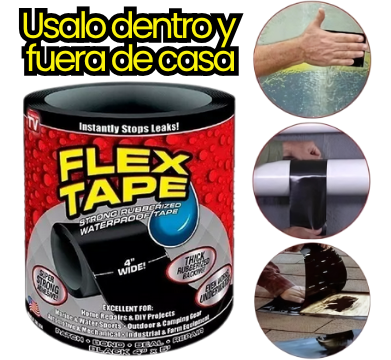 Cinta Flex Tape Adhesiva AntiFugas