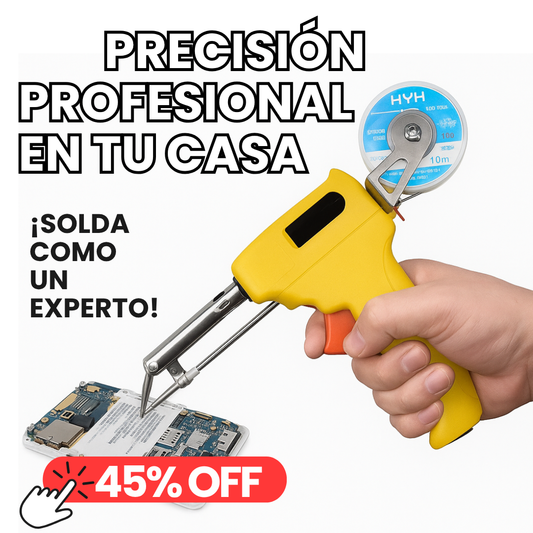 Cautín tipo Pistola para soldadura de Estaño (60W) - Pistola para soldar