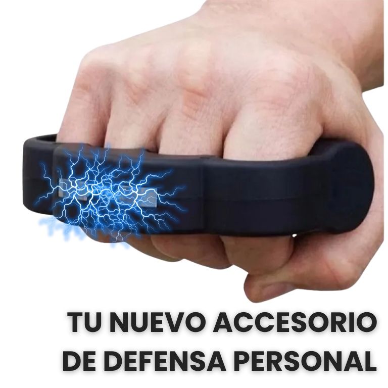 Manopla Eléctrica de Autodefensa - Taser tipo boxer con descarga de Electroshock