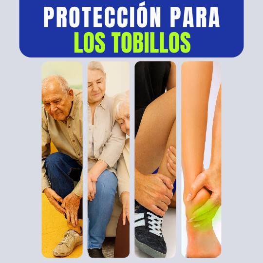 Tobillera de Compresión Terapéutica - Alivio, soporte y protección para tus tobillos y tendones