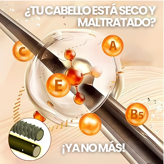 Vitaminas en cápsula para el Cabello - ¡Repara, Nutre y Suaviza! - 40 Cápsulas