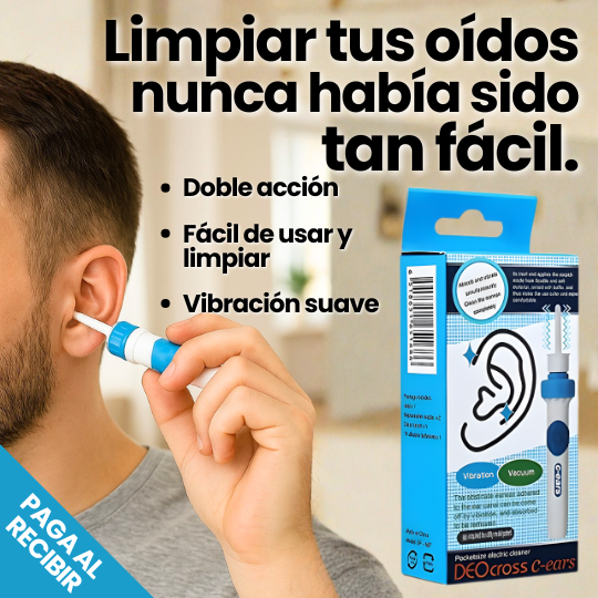 Limpiador de oidos electrico vibracion