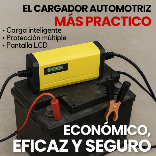 Cargador De Baterías Automotriz Intelige