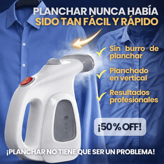 Plancha De Vapor Vertical de Calentamiento Rápido - Portátil y Práctica