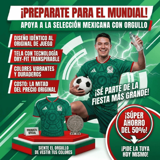 Playera Selección Mexicana 2026 Jersey de Fútbol para Hombre Calidad AAA