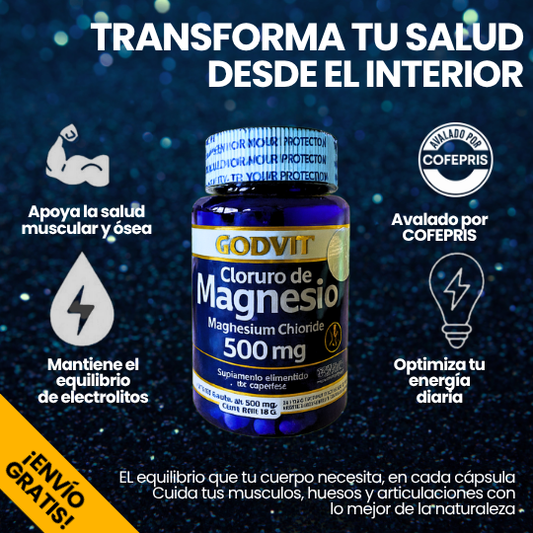 Suplemento Cloruro de Magnesio Cofepris