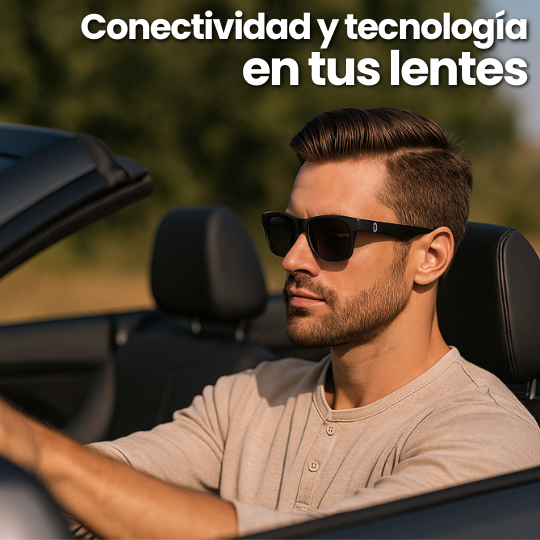 Lentes Inteligentes Bluetooth con Bocinas y Micrófono Integrado