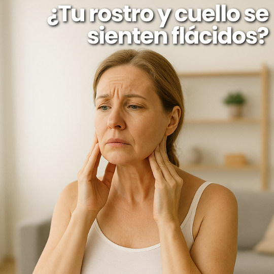 Masajeador Facial y de Cuello - Estira y Reafirma la piel para eliminar arrugas sin cirugía