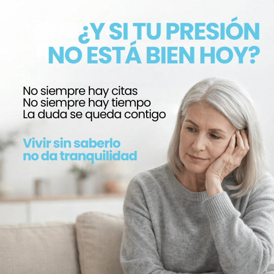 Monitor digital de presión arterial de brazo fácil de leer - Baumanómetro Profesional