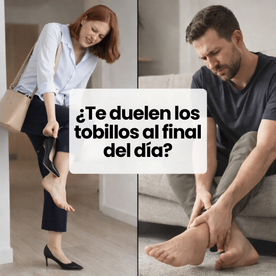 Tobillera Masajeadora con Calor y Vibración para Alivio de Dolor y Fatiga en los Pies