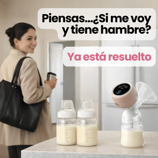 Extractor De Leche Eléctrico Portátil e Inalámbrico con Succión Ajustable