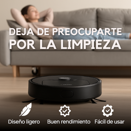 ASPIRADORA ROBOT 3 EN 1 - ¡LIMPIEZA INTELIGENTE!