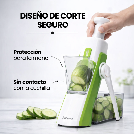 Cortador Multifuncional para Rebanar y Cortar Verduras - Sin Cortes en las Manos
