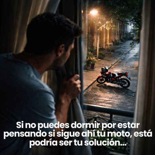 Alarma Antirrobo para Moto con Búsqueda de Moto y Control Remoto - Sirena Potente