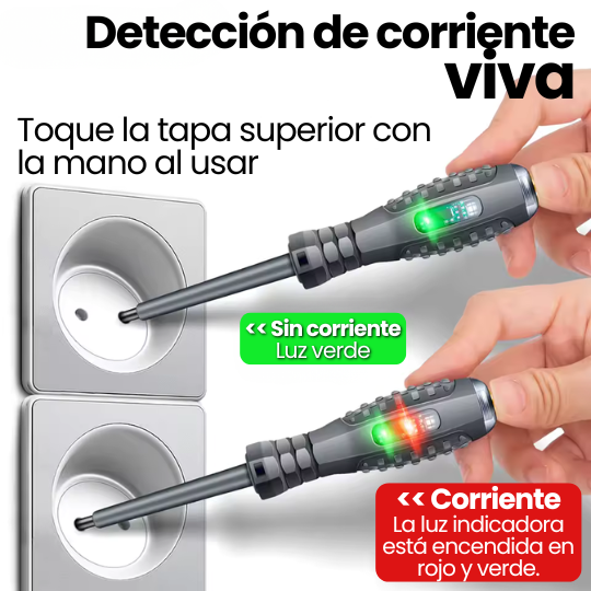 Desarmador Detector Electricidad Magneti
