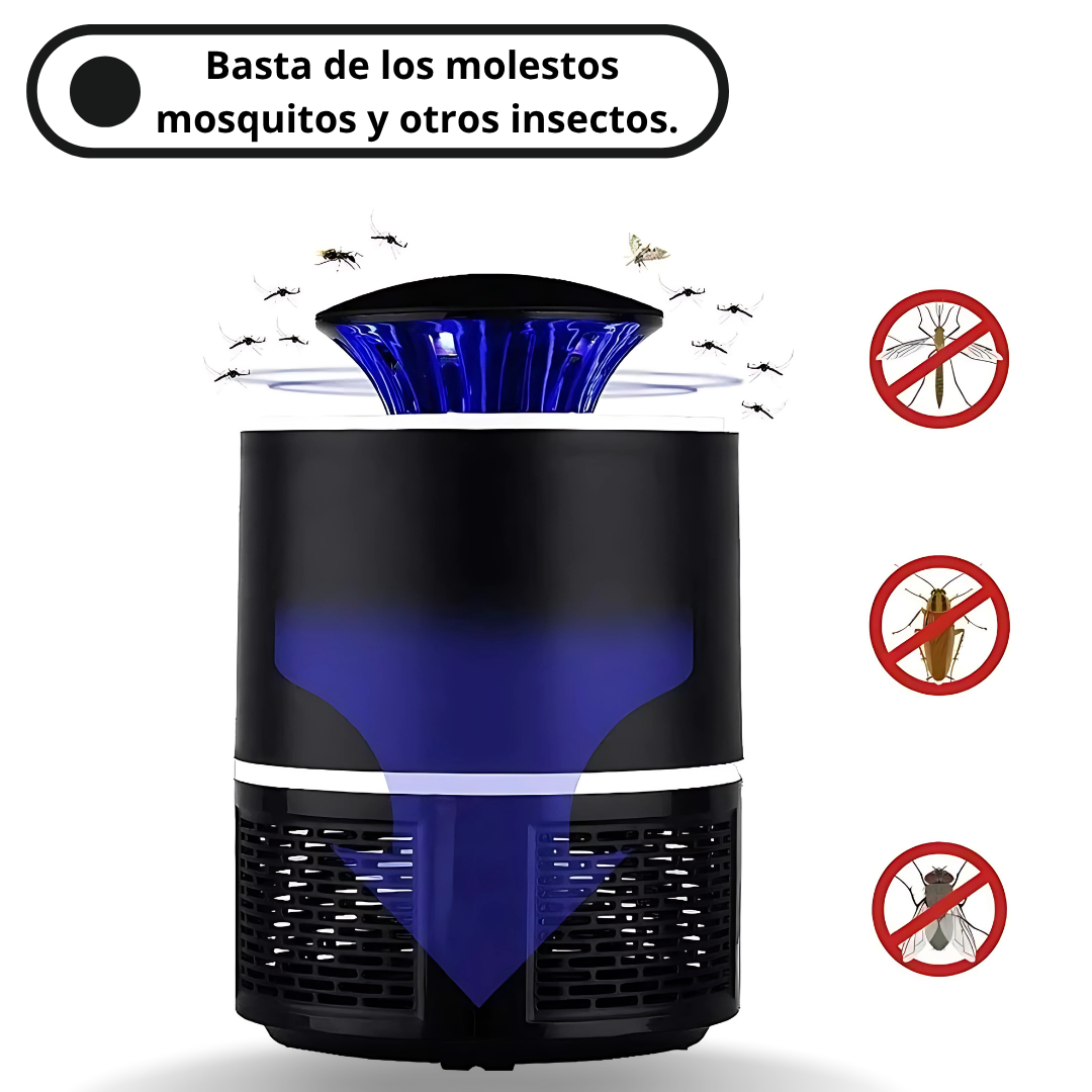 Lámpara Traga Mosquitos - Succiona moscos e insectos!
