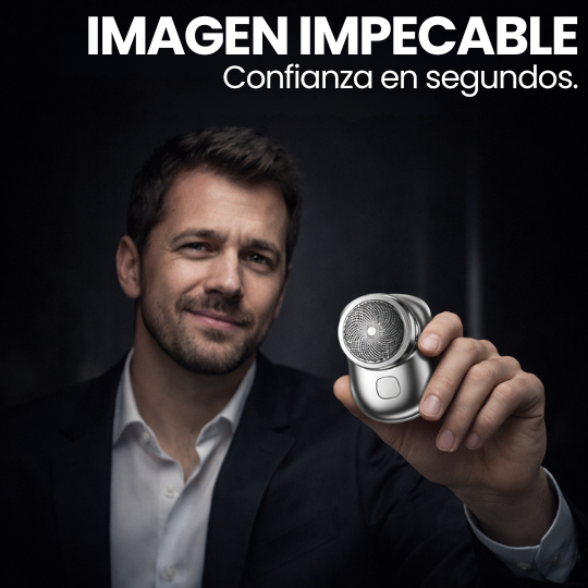 Rasuradora Eléctrica Portátil de Bolsillo para Hombre - Afeitado Rápido