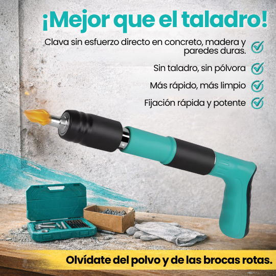 Pistola Fijadora de Clavos de Alta Precisión