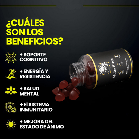 Suplemento Alpha Bites Oxido 30 Gomas