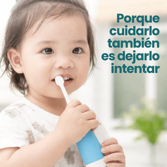 Cepillo Dental Eléctrico para Bebé con Cabezal Suave