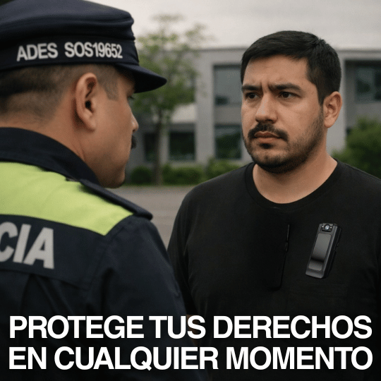 Mini Cámara Corporal Portátil (Bodycam) - Visión Nocturna y Detección de movimiento