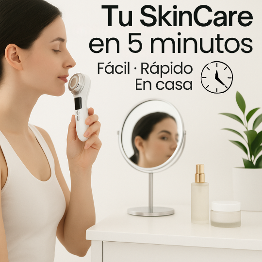 Masajeador Facial Anti-Edad con Terapia de Luz de Fotones - ¡Piel firme, suave y joven!
