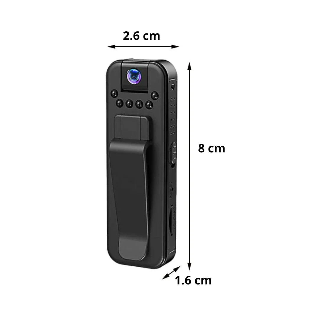 MINI CÁMARA CORPORAL PORTÁTIL (BODYCAM)