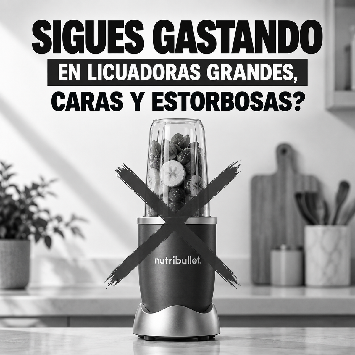 Mini Licuadora Pórtatil Recargable ¡Prepara Jugos y Batidos donde sea!